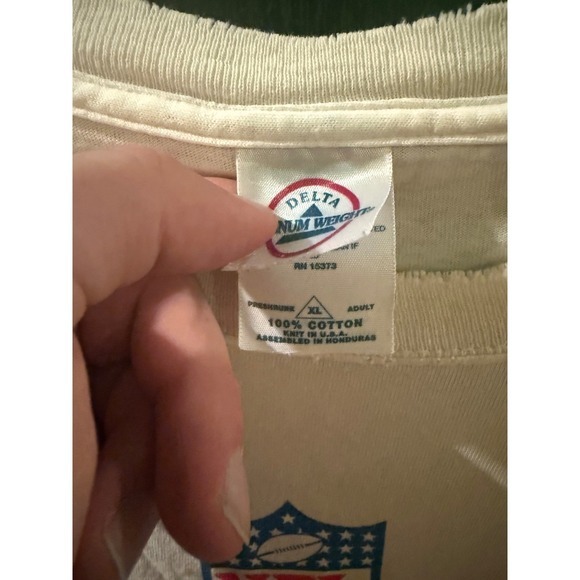 New England Patriots Super Bowl XXXIX Champions NFL T Shirt XL White‎ Delta - Picture 3 of 6